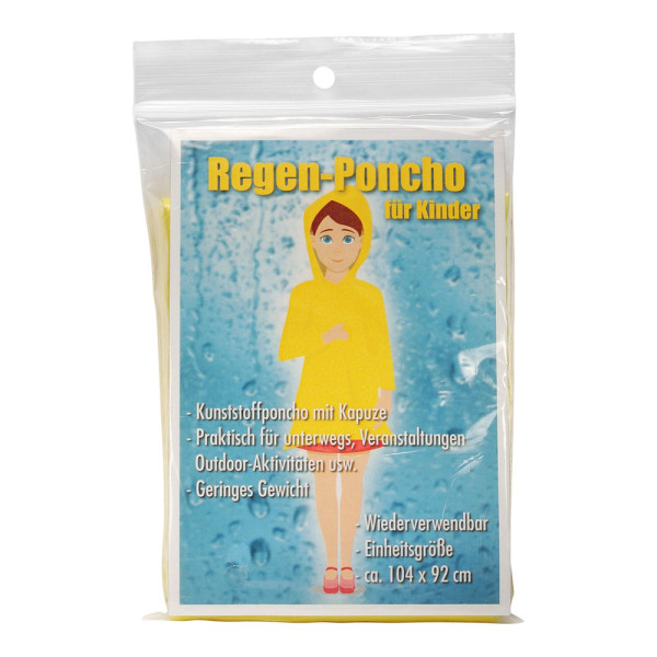 Regen-Poncho für Kinder