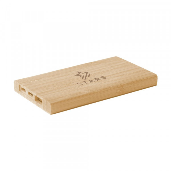 Bamboo 4000 Powerbank FSC-100% externes Ladegerät